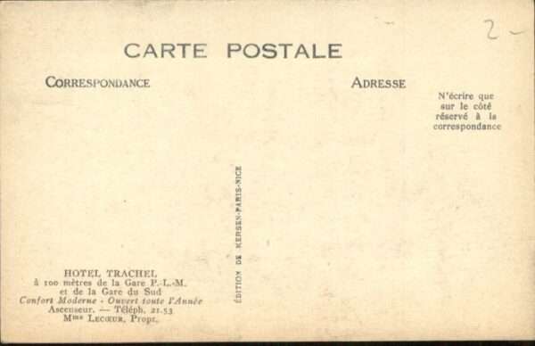Nice Alpes Maritimes Nice Hotel Trachel Rue – Bild 2