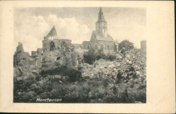 Montfaucon 55-d Argonne Montfaucon Zerstörung