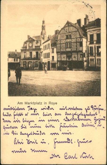 Roye Somme Roye Marktplatz
