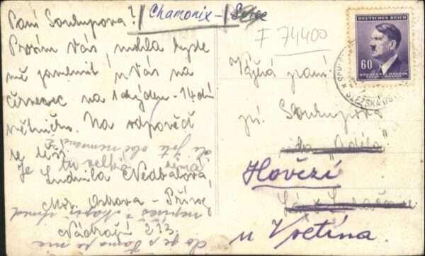 Chamonix Chamonix-Mont-Blanc [handschriftlich] – Bild 2