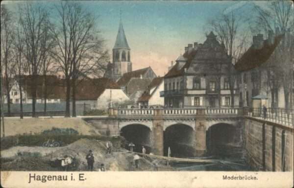Hagenau Elsass Moderbrücke