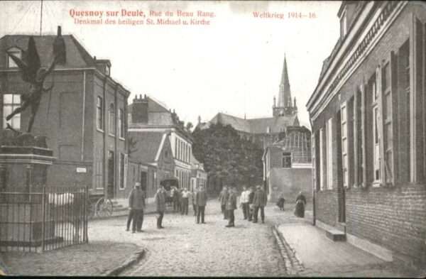 Quesnoy-sur-Deule Rue Beau Rang Denkmal Heiligen St. Mich