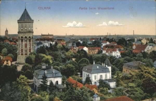 Colmar Haut Rhin Elsass Colmar Wasserturm