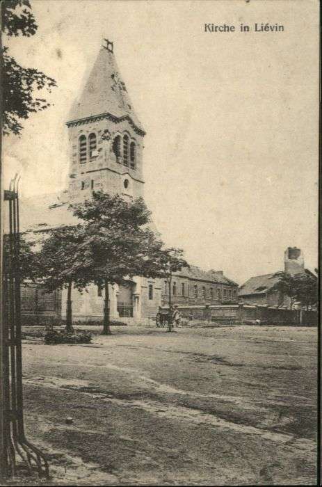 Lievin Kirche Zerstörung
