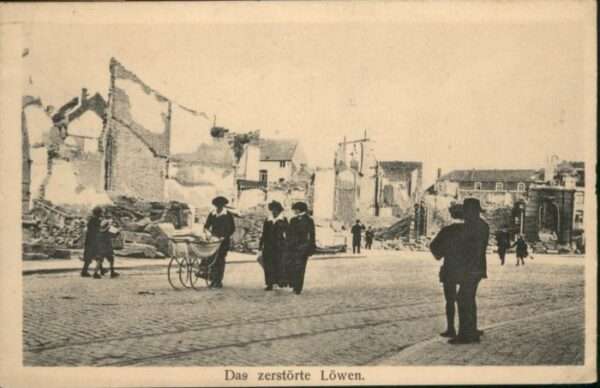Loewen Louvain Löwen Zerstörung x