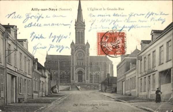 Ailly-sur-Noye Somme Eglise Grande-Rue