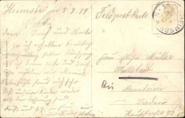 Heimsbrunn Elsass Konsum-Geschäft Joseph Kieffer – Bild 2