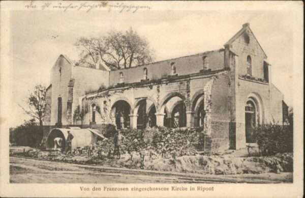 Ripont Kirche Zerstörung