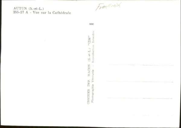 Autun Fliegeraufnahme Cathedrale – Bild 2