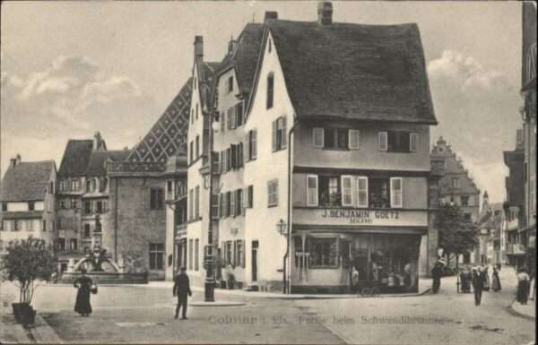 Colmar Haut Rhin Elsass Colmar Elsass Schwendibrunnen Seilerei