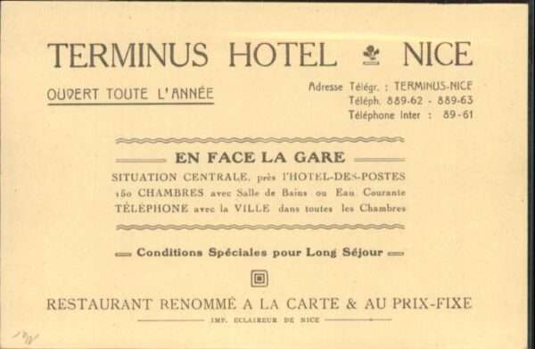 Nice Alpes Maritimes Nice Terminus Hotel – Bild 2