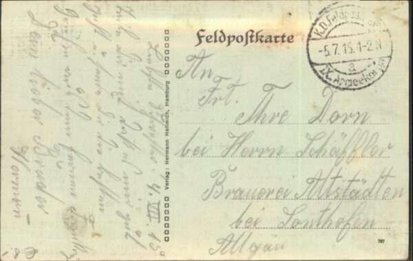Lassigny Artillerie Zerstörung Kirche – Bild 2