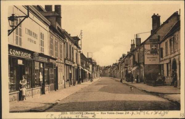 Sezanne Marne Rue Notre-Dame Confiserie