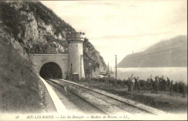 Aix-Les-Bains Rochers Brison Tunnel