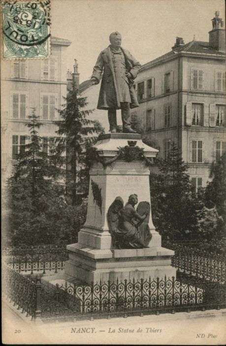 Nancy Lothringen Nancy Statue Thiers