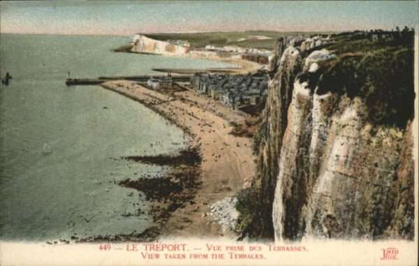 Le Treport Vue Prise Terrasses