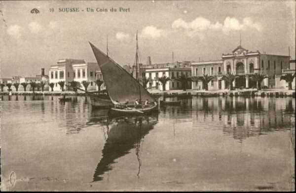 SOUSSE  Tunesie Sousse Coin Port Schiff