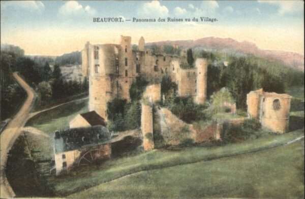 Beaufort Befort Luxembourg Ruines Village