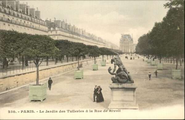 Paris Jardin Tuileries Rue Rivoli