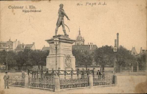 Colmar Haut Rhin Elsass Colmar Rapp Denkmal