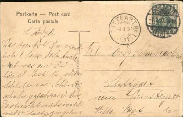 Colmar Haut Rhin Elsass Colmar Anlagen Lyceum Hirn Denkmal – Bild 2