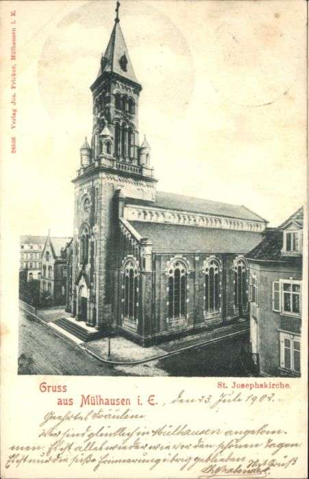 Muehlhausen Elsass Mülhausen_Elsass St Josephs Kirche