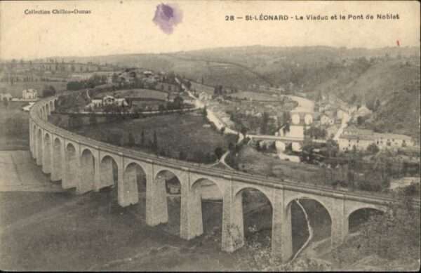 Saint-Leonard-de-Noblat Viaduc Pont Noblat