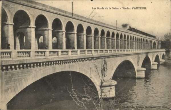 Auteuil Paris Viaduc d_Auteuil Seine