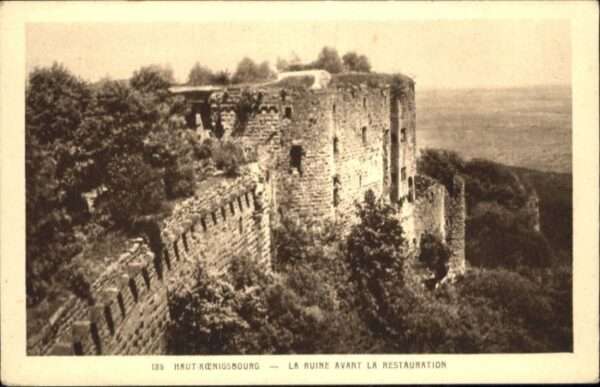 Hohkoenigsburg Haut-Koenigsbourg Hohkönigsburg Ruine Avant Restaurant