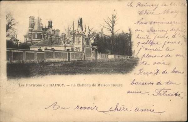 Le Raincy Chateau Maison Rouge