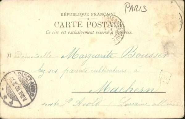 Paris [Handschriftlich] Exposition Universell – Bild 2