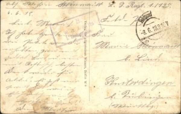 Somme Departement Barrieswalde Feldpost – Bild 2