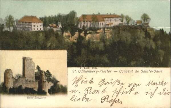 Odilienberg St Odilienberg kloster Ruine Landsberg Sai