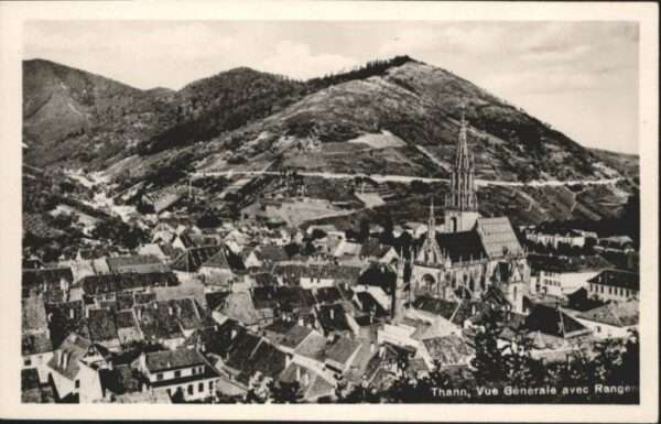Thann Vue Generale avec Rangen