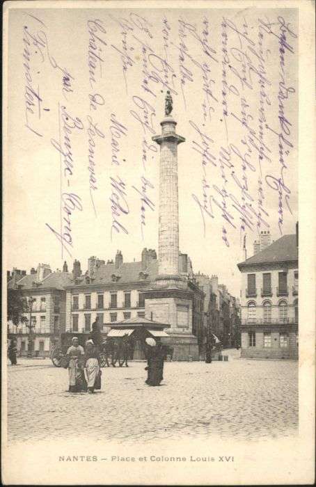 Nantes Loire Atlantique Nantes Place Colonne Louis