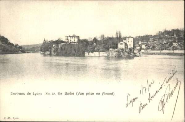 Lyon France Lyon Barbe prise Amont