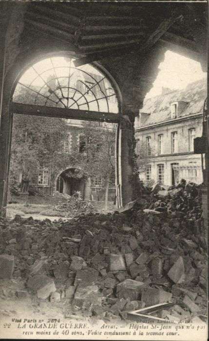 Arras Pas-de-Calais Arras Grande Guerre Hopital St Jean