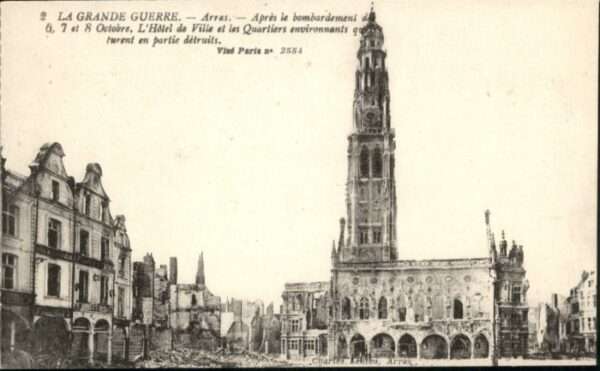 Arras Pas-de-Calais Arras Grande Guerre