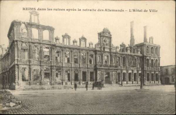 Reims Champagne Ardenne Reims Ruine Hotel Ville