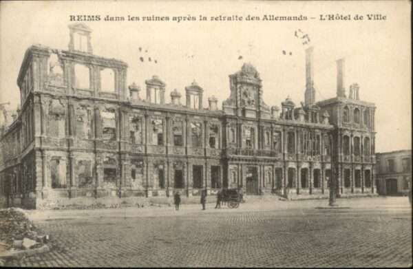 Reims Champagne Ardenne Reims Ruine Hotel Ville