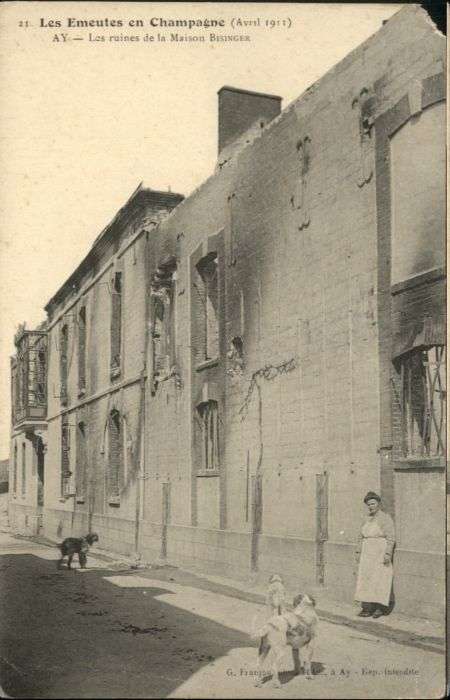 Ay 51 Marne Ruines Maison Bisinger