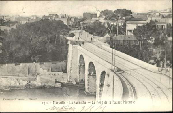 Marseille Bouches-du-Rhone Marseille Corniche Pont Fausse Monnaie