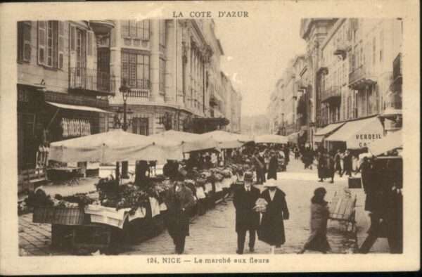 Nice Alpes Maritimes Nice Marche Fleurs