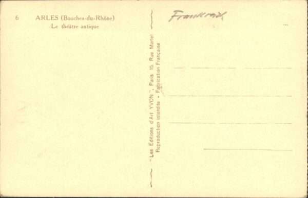 Arles Bouches-du-Rhone Arles Theatre Antique – Bild 2