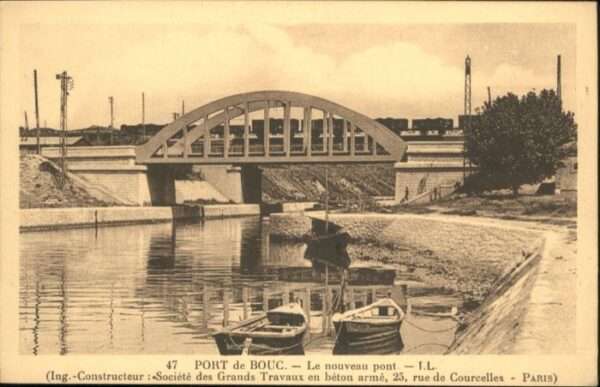 Port-de-Bouc Brücke Schiff