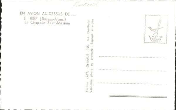Sainte Maxime sur Mer Var Avion  Fliegeraufnahme Chapelle Saint M – Bild 2