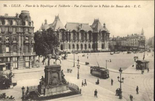 Lille Nord Lille Strassenbahn Place Republique Pal