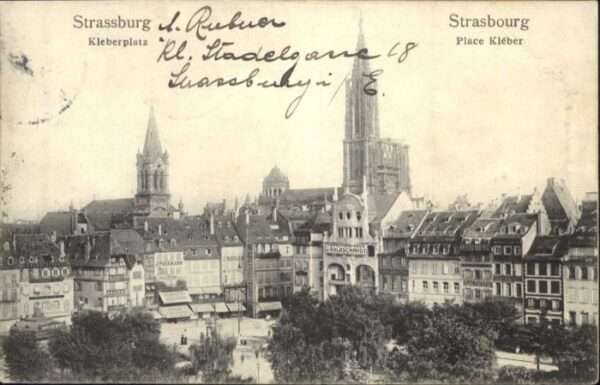 Strasbourg Alsace Strassburg_Elsass Kleberplatz