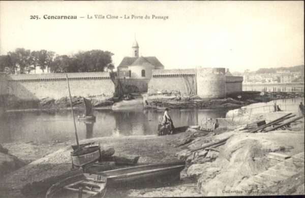 Concarneau Finistere Ville Close Porte Passage