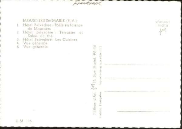 Moustiers-Sainte-Marie Hotel Belvedere – Bild 2